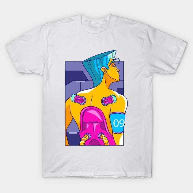 Technology Man T-Shirt by Mako Design 